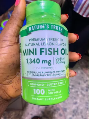Nature's Truth Mini Fish Oil 1340mg X 100 Softgel