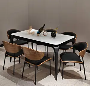 Imported Marble Dining Table Set – Luxury Modern Dining Furniture