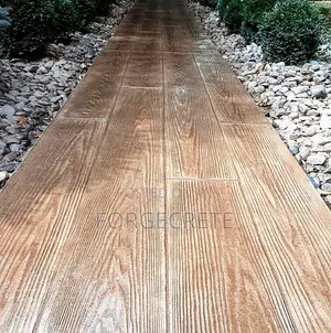 Stamped Concrete Floor Installation | Modern Decorative Flooring