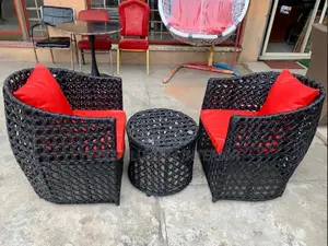 Imported 3-Piece Rattan Outdoor Furniture Set – Luxury Patio Collectio