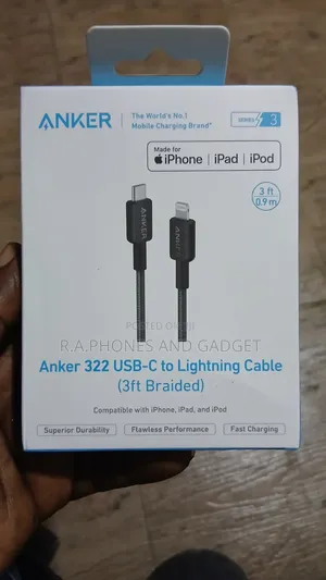 Anker 322 USB -C to Lightning Cable