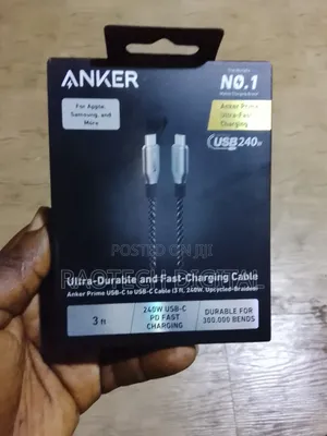 Ultra Durable and Fast Charging Cable 240W