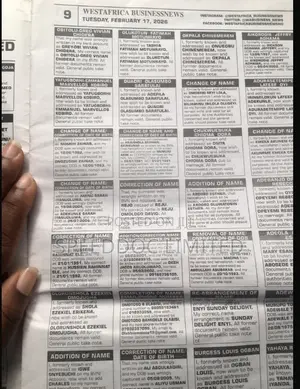 Newspaper Publication