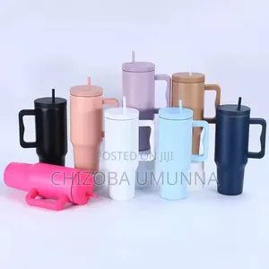 Straw Cup With Handle
