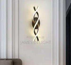 Modern Spiral DNA LED Wall Sconce