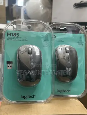 Logitech M185 Wireless Mouse, 2.4GHz With USB Mini Receiver