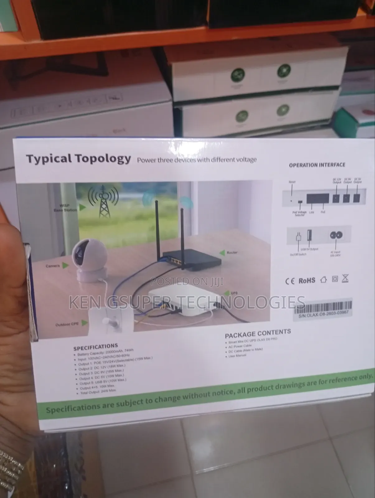 Smart Mini Dc Ups Pro