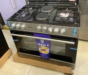 Maxi 4 Gas Burner + 2 Electric Standing Auto Ignition Cooker