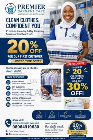 Premium Laundry Dry Cleaning Services, Doorstep Pickup Delivery