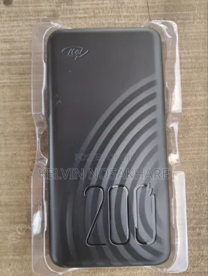 Original Itel Star200 20,000mAh Power Bank (Black) - Complete in Box