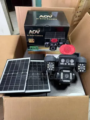 Solar Panel Light/Camera. At EsonTech.