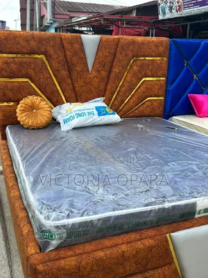 6by6 Orthopedic Mattress and Bedframe Available