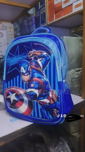 3D 16- Inches Characters School Bag for Boys and Girls