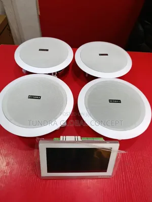 4pcs of 30watts Speakers and 7inches Android Wall Mount Amplifier
