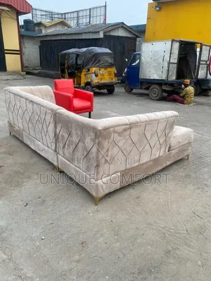 Brand New Top Quality L Shape Section Sofa With Single Seater