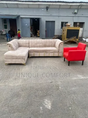 Brand New Top Quality L Shape Section Sofa With Single Seater