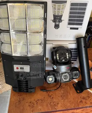 V380 Pro Solar Street Light With CCTV Camera -800w