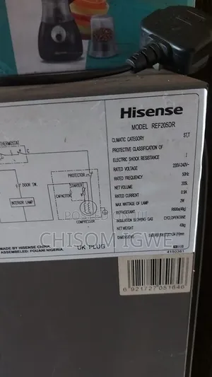 !!205L Hisense Double Door Fridge Freezing and Blocking Perfectly