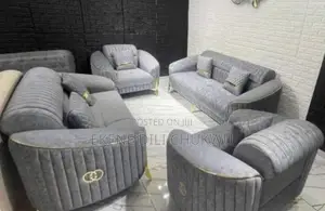 Luxury 7-Seater Velvet Sofa Set – Modern Living Room Furniture