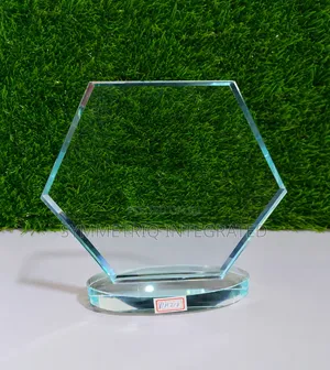 Crystal and Acrylic Award Trophy