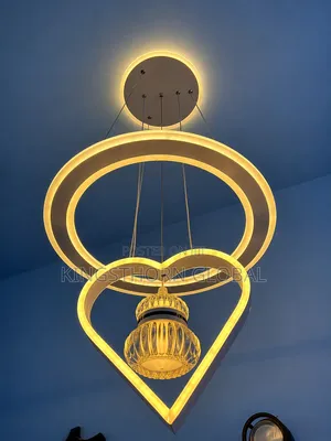 Modern Heart Ring LED Pendant Chandelier