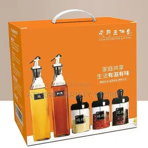 Oil Bottle and Spice Rack