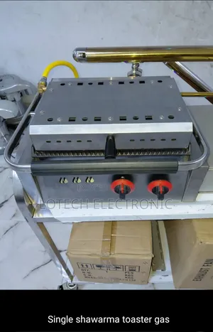 Single Gas Shawarma Toaster–Heavy-Duty Stainless Steel Body