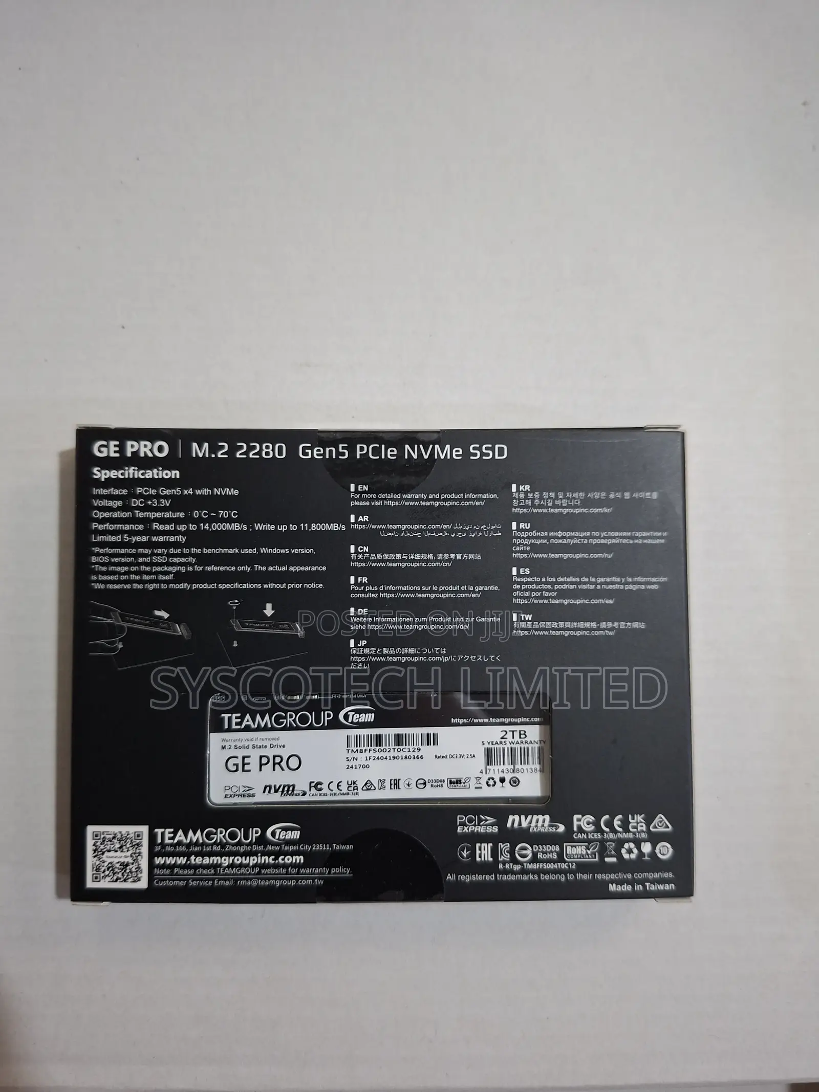 2tb Nvme Gen5 SSD