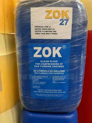 ZOK 27 Gas Turbine Compressor Cleaning Fluid.