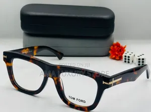 Tom Ford Luxury Designer Transparent Glasses–Stylish Premium Quality