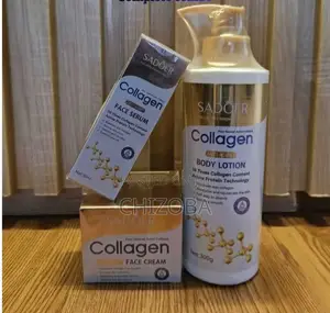 SADOER Collagen Skincare Set – Face Serum, Face Cream Body Lotion