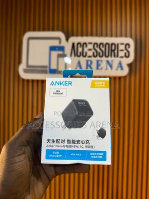 Anker Nano 45W Smart Display USB-C Charger (180° Foldable Plug)