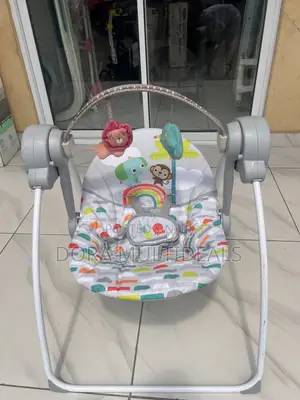 Imported Solid Musical Baby Swing With Soothing Sounds and Rattles