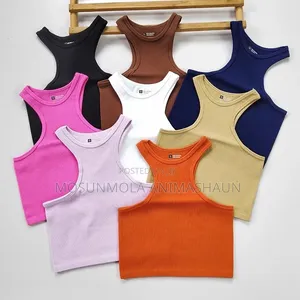 Basic Top/ Crop Top/ Slim Neck