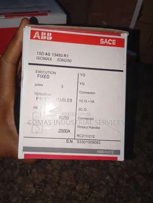 Original ABB Isomax 250a 3p McCb Circuit Breaker