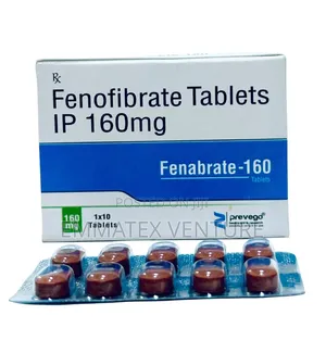 Fenabrate Tablets 160mg (Fenofibrate) X10