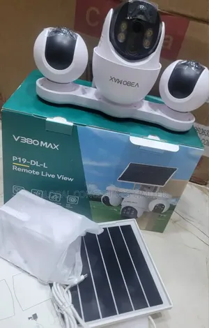 Intelligent Triple Lens Solar Powered Camera