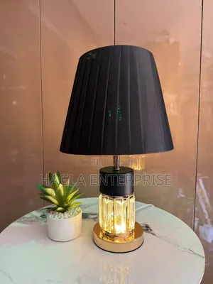 Crystal Tiered Bedside Lamp
