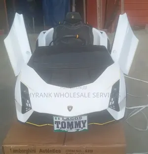 Children's Car (Lamborghini) With Customized Plate Number