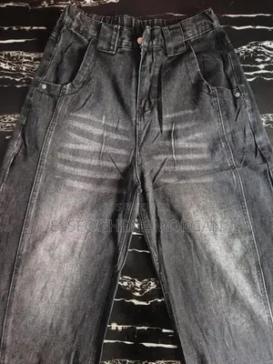 Ladies Wide Leg Denim Jeans