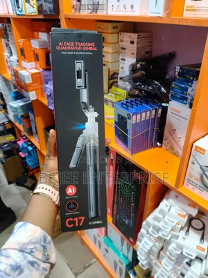 C17 AI Face Tracking Gimbal Selfie Stick