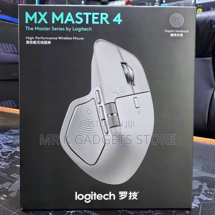 Logitech MX Master 4, Ergonomic Wireless Mouse