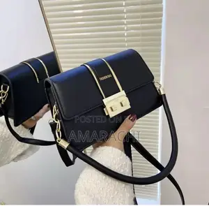 Black Multi Purpose Bag. Serves as Cross Body, Purse and Hand Bag