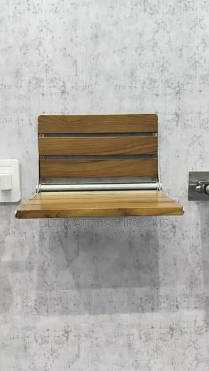 Wall Mounted Wooden Shower Seat