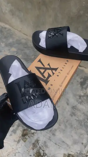 Liamx Atelier Original All Black Pam Slide for Men