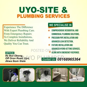 Uyo-Site Plumbing Services