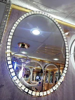 80×60 Quality Oval Sensor LED Mirror With Three Light Colour