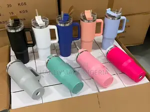 Stainless Steel Cup Quencher Flip Straw Stainless Steel Mug 15% OFF