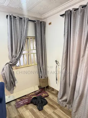 6 Grey Color Window Curtain