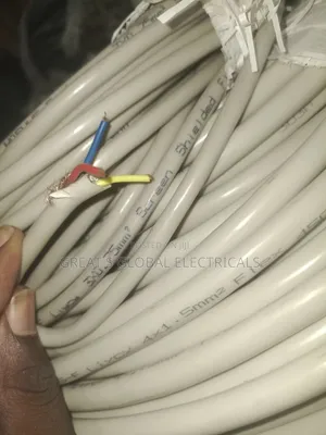 0.75mm2 3-Core Shielded Screen Flexible Cable